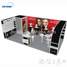 Detian Offer HAIR fair trade show booth construction exhibition stands 10*20 exhibition booth construction